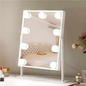 Vanity Mirror with Lights Hollywood Lighted Makeup Mirror with 9 Dimmable Bulbs